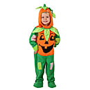 Déguisement citrouille orange et vert enfant Halloween