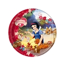 10 Assiettes blanche neige™ 23 cm