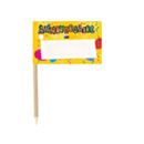 10 Drapeaux mini pic anniversaire prénom