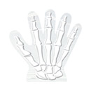 10 Sacs cadeaux en plastique Mains Squelettes Halloween