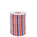 12 Lampions tricolore bleu, blanc et rouge 16 cm