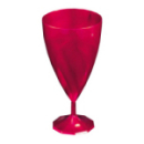 132 verres à eau design plastique rigide rose magenta 25 cl