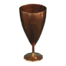 132 verres à eau design plastique rigide chocolat 25 cl