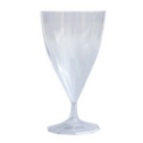 132 verres à eau design plastique rigide Cristal Transparent 25 cl