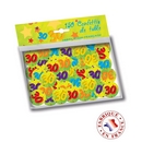 150 confettis de table 30 ans