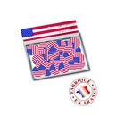 150 confettis de table drapeau USA