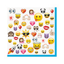 16 Grandes serviettes Emoji