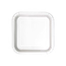 16 Petites assiettes en carton blanches