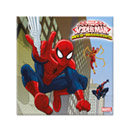 20 Serviettes en papier Spiderman™ 33 x 33 cm