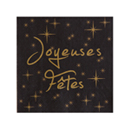 20 Serviettes en papier Joyeuses fêtes 33 cm
