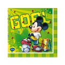 20 Serviettes en papier Mickey foot™ 33 x 33 cm