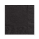 20 Serviettes en papier Noir 33 x 33 cm