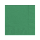 20 Serviettes en papier Vert émeraude 33 x 33 cm