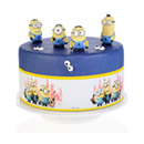 3 Bandes en sucre décoration gâteau Minion
