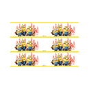 3 Bandes en sucre décoration gâteau Minion