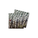 20 Serviettes en papier Star Wars VII™ 33 x 33 cm