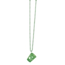 Collier avec verre shooter Saint Patrick