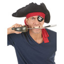 4 Cache-oeil pirate en carton