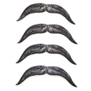 4 Moustaches en carton enfant