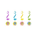 4 Suspensions spirales 18 ans Fiesta 60 cm