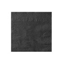 50 Serviettes 2 plis noires 38 x 38 cm