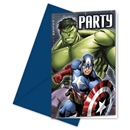 6 Cartes d'invitation Avengers™