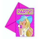 6 cartes d\'invitation Barbie Dollicious™