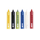 6 Crayons rétractables