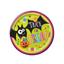 8 Assiettes en carton Trick or Treat Halloween 23 cm