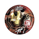 8 Assiettes en carton Avengers 23 cm