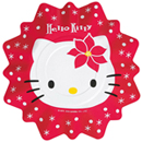 8 Assiettes Hello Kitty Noël 27 cm