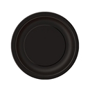 8 assiettes en carton rondes noires 23 cm