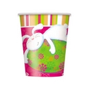 8 gobelets carton Lapin Coloré