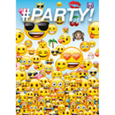 8 Cartes d'invitation Emoji