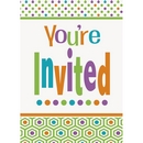 8 Cartes invitations Anniversaire Acidulé