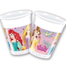 8 Gobelets en plastique Princesses Disney 200 ml