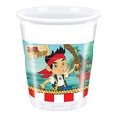 8 Gobelets en plastique Jake et les pirates™ 20 cl