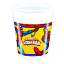 8 Gobelets en plastique Ultimate Spiderman