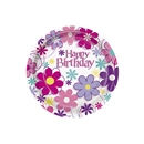 8 Petites assiettes en carton Happy Birthday