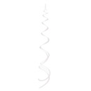 8 Suspensions spirales blanches 68 cm