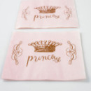 20 serviettes de table Princesse en papier rose