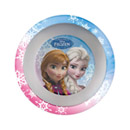 Assiette creuse en plastique La Reine des Neiges