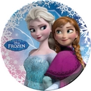 Assiette en plastique La reine des neiges™ 22 cm