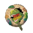 Ballon aluminium Anniversaire Dinosaures 46 cm