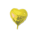 Ballon coeur doré