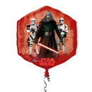 Ballon en aluminium rouge et bleu Star Wars VII™ 55 x 58 cm