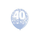 Ballons bleus Age 40 ans