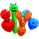 10 Ballons de figurines animaux