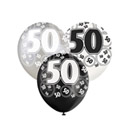 Ballons gris 50 ans