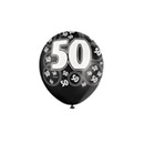 Ballons gris 50 ans